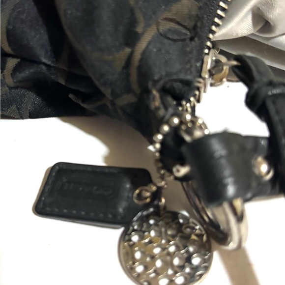 Coach black CC signature print canvas Women's Shoulder Bag - Picture 8 of 8